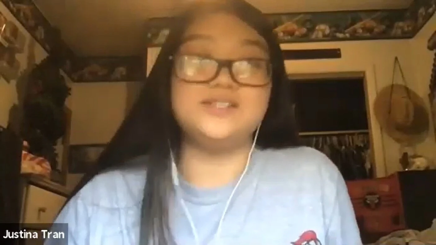 Justina Tran shares a video about her experience with academic advising