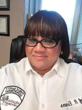 Ruth Evans, Arcadia University's director of Public Safety, in uniform
