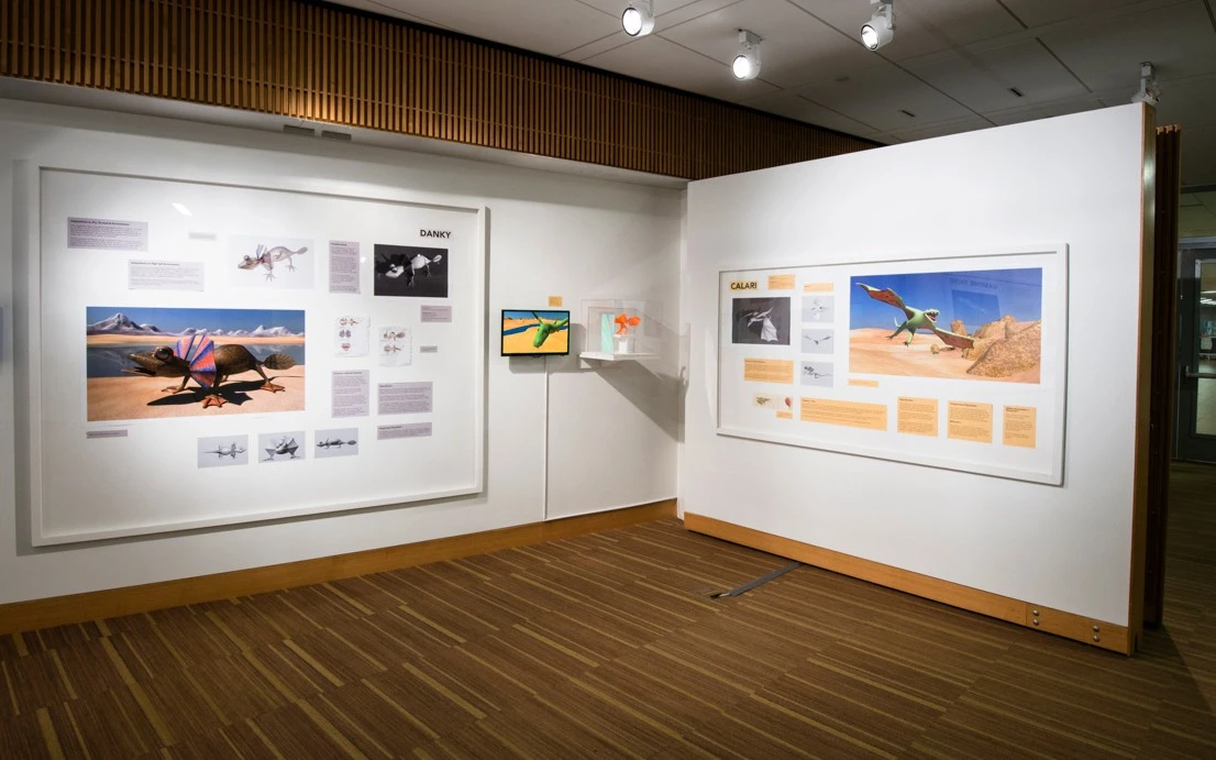 Installation view of "Biodesign Atacama: Imagining New Life Forms in the Northern Chilean Desert."