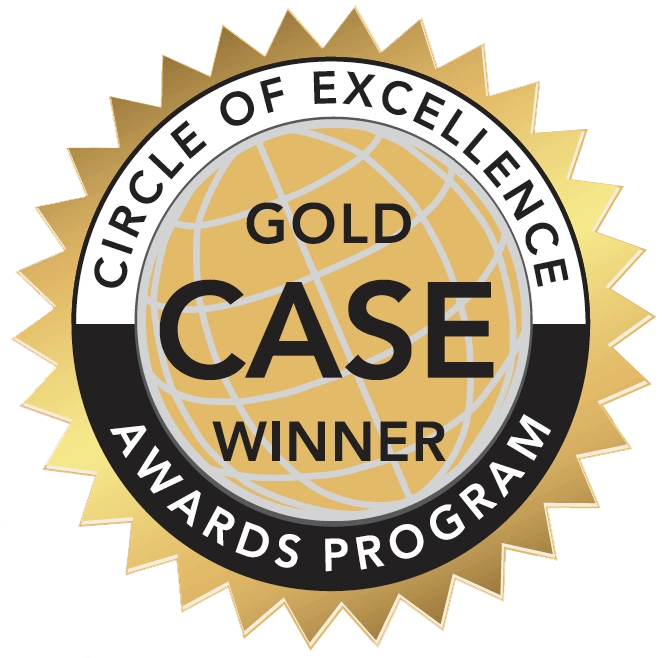 Case Gold Circle of Excellence winner logo