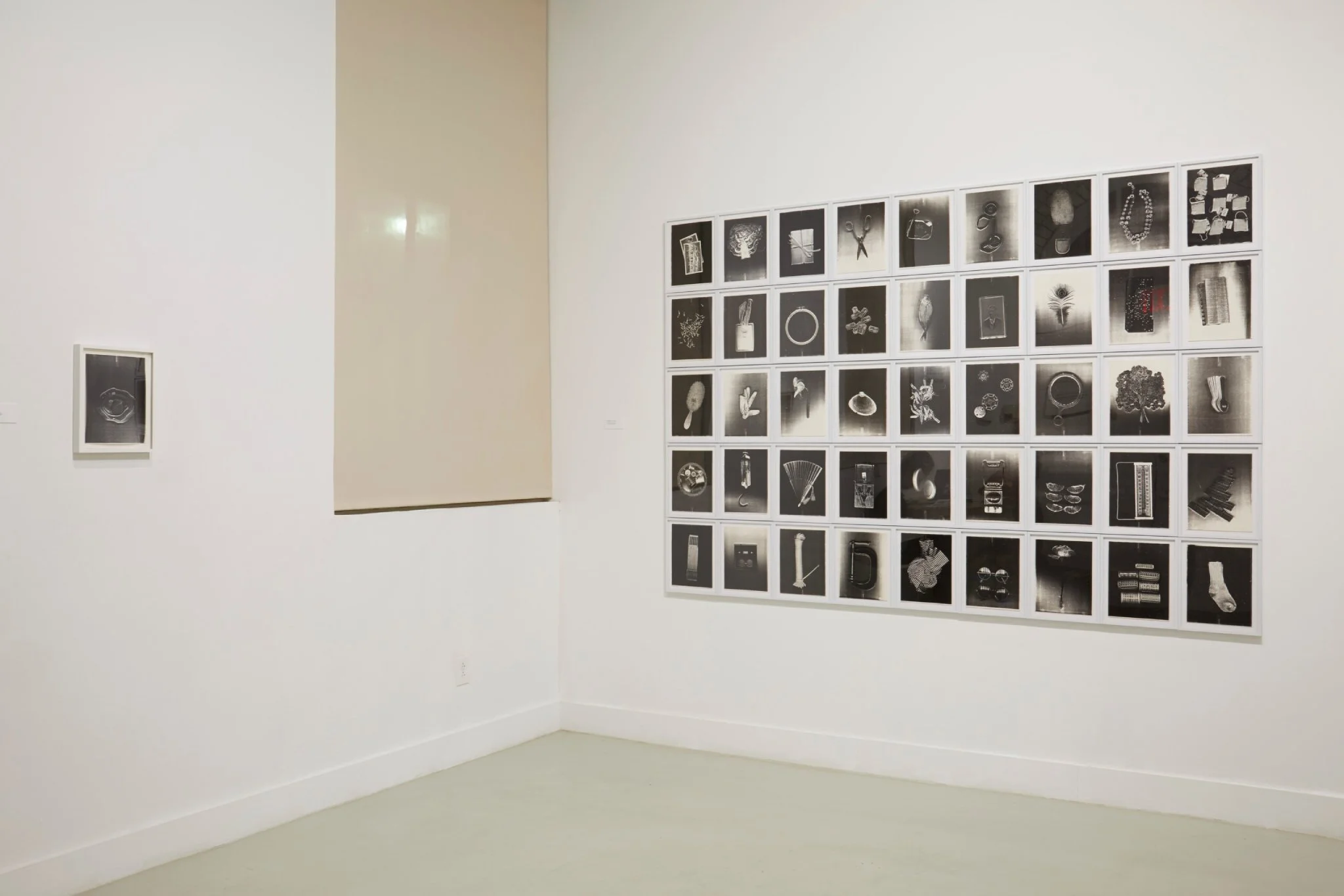 Installation view from Pati Hill: Photocopier - A Survey of Prints and Books (1974 - 83).