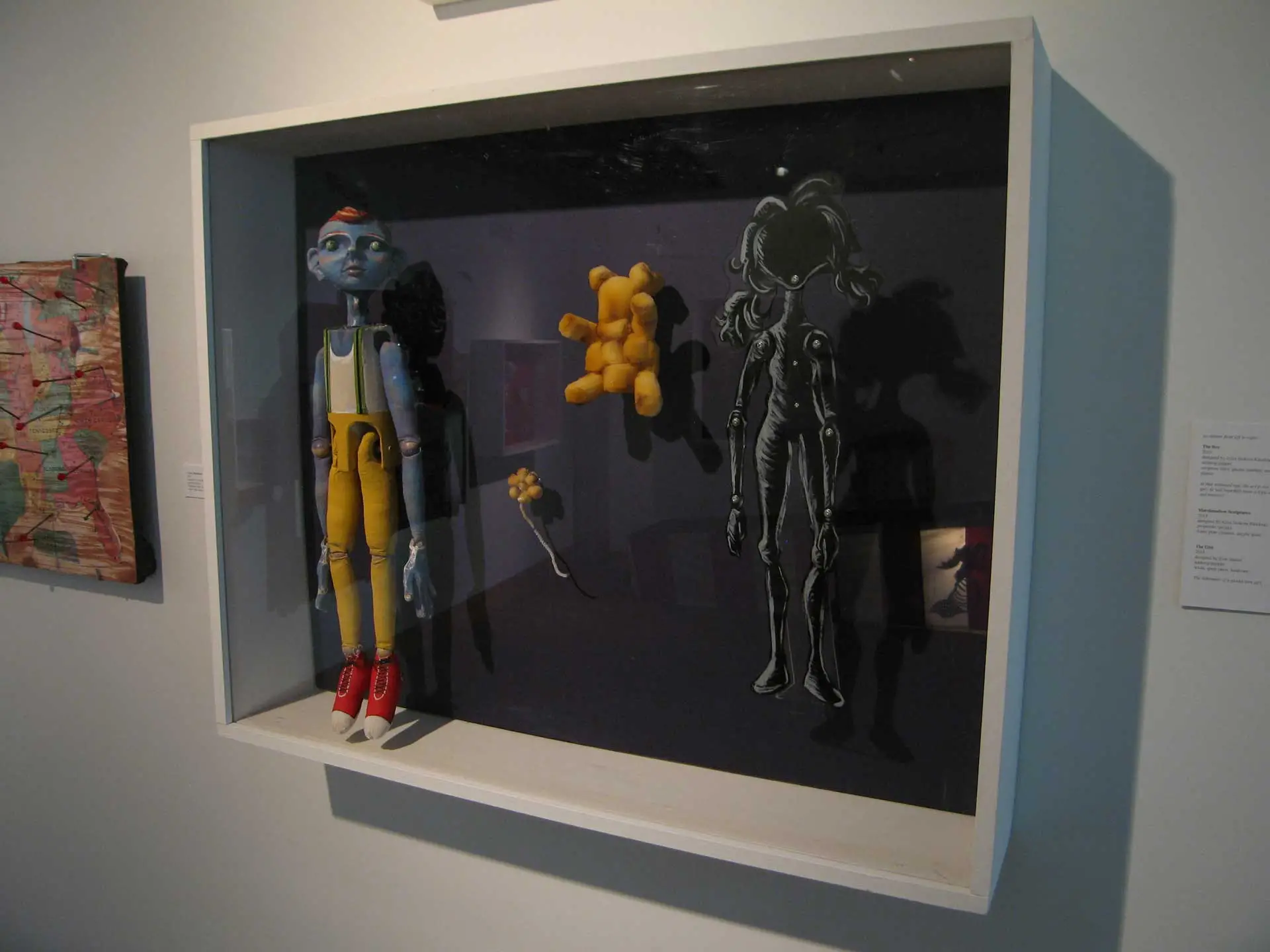 Installation view, "Alive! Revealing the Art of Puppetry", Commons Art Gallery, photo: Matthew Borgen.