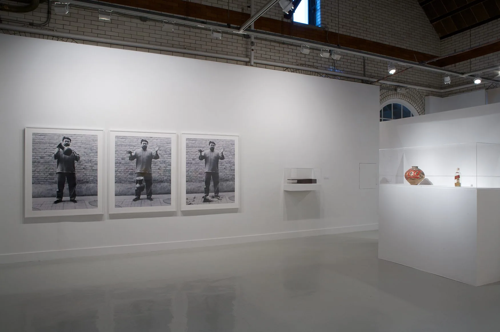 Installation view, "Ai Wei Wei: Dropping the Urn," 2010, Spruance Gallery, photo: Greenhouse Media