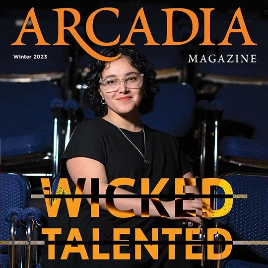 The cover of Arcadia Magazine Winter 2023.