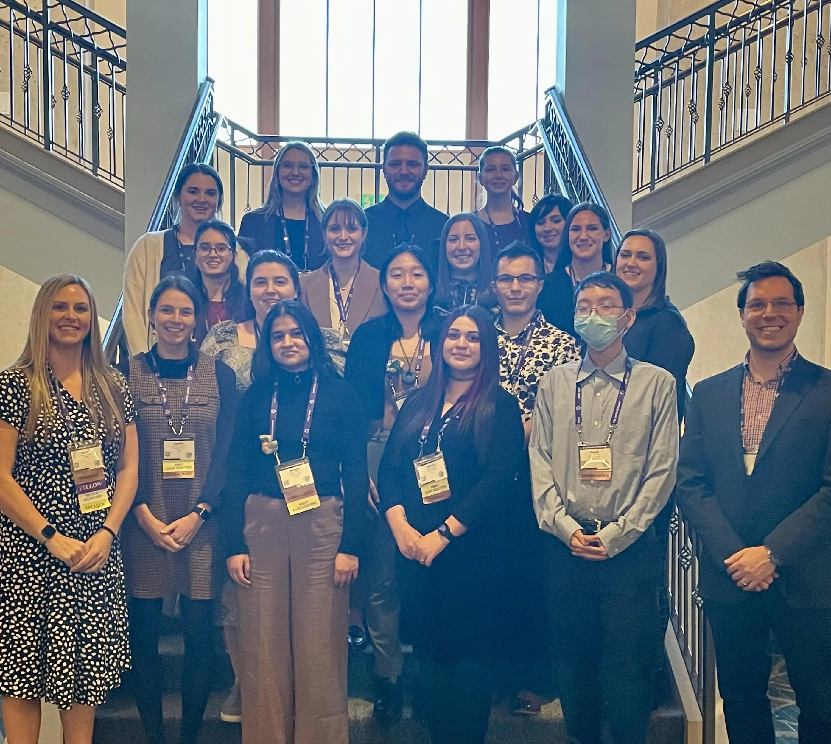 A group shot of Arcadia's Forensic Science students and faculty at the 2023 AAFS Conference