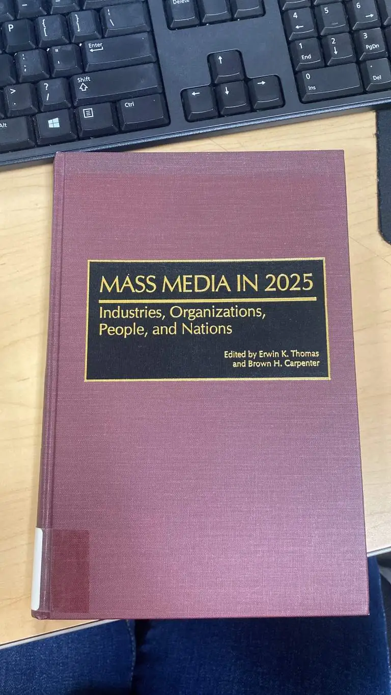 The cover of Mass Media in 2025