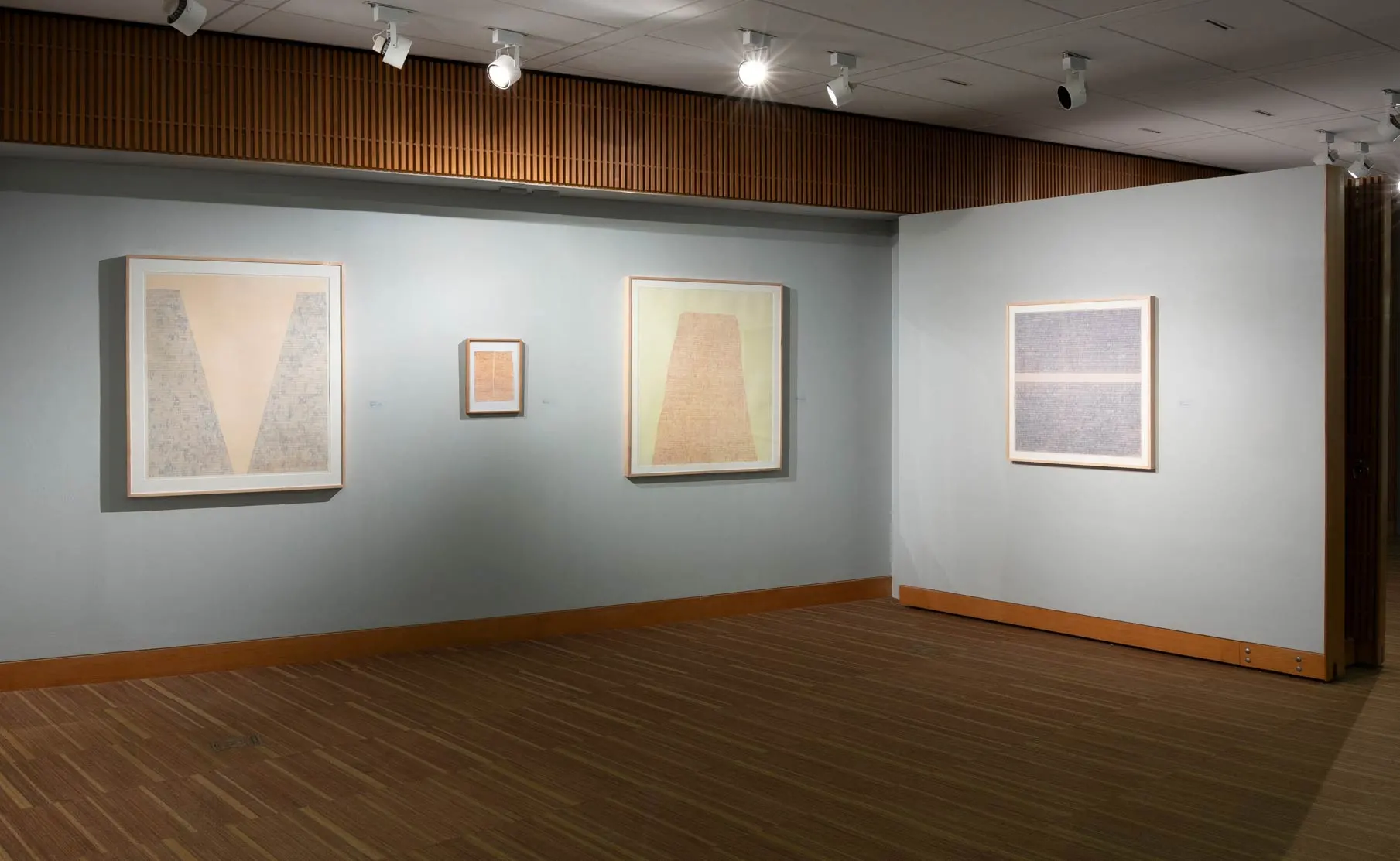 install view of "Samantha Mitchell: Land Forms", Rosedale Gallery, University Commons, photo: Sam Fritch