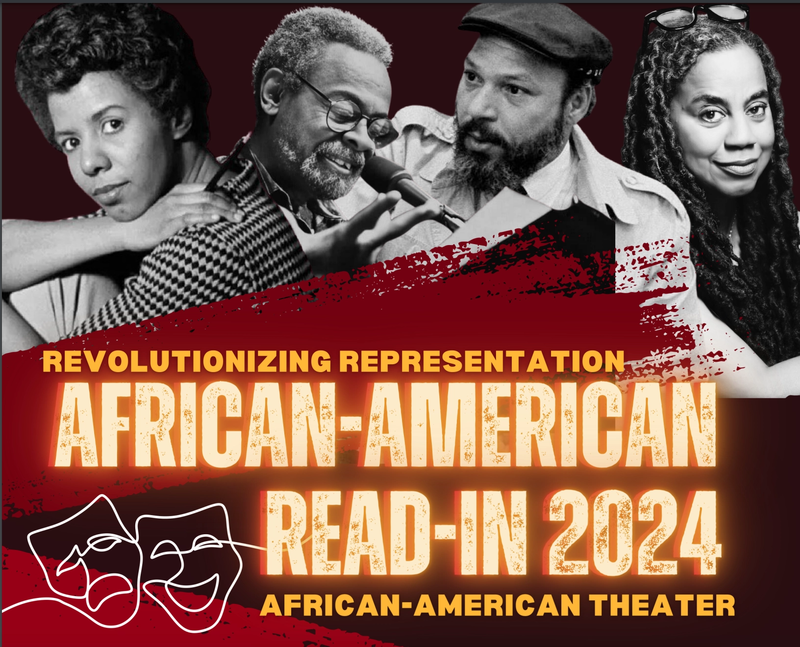 A poster promoting African-American Read-In 2024.
