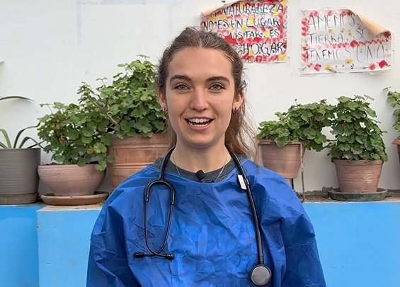 Anna Spncer an Acrcadia physician assistent student