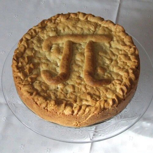 Apple pie on pi day