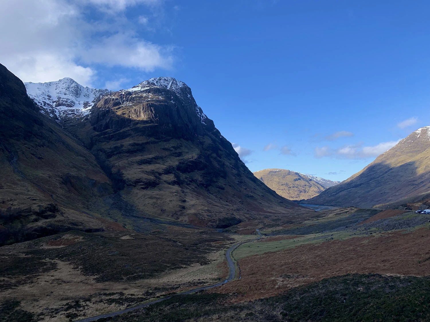 A mountain landscape.