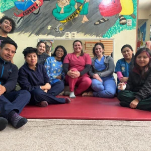 Arcadia SPTs with the staff of Child Health and Family International.