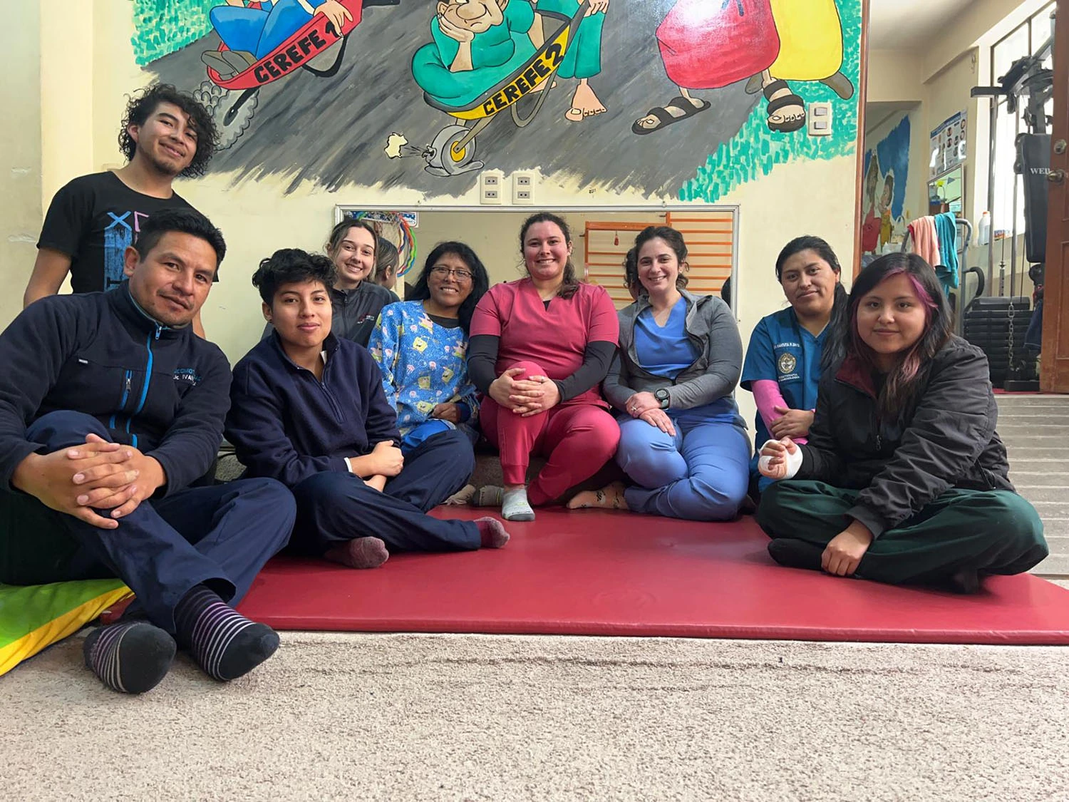 Arcadia SPTs with the staff of Child Health and Family International.